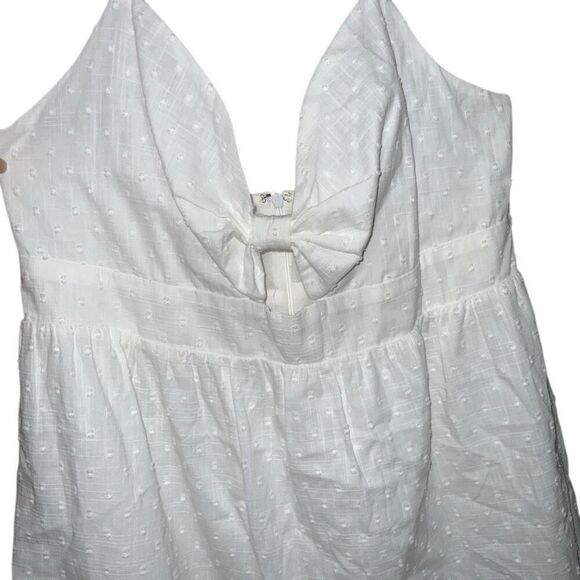 NWT Gianni Bini White Halter Eyelet Dress - Picture 5 of 7
